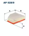  Filtry: Filtr powietrza Filtron AP 028/9