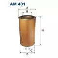  Filtry: Filtr powietrza Filtron AM 431