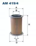 Filtry: Filtr powietrza Filtron AM 419/4