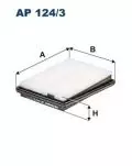  Filtr powietrza: Filtr powietrza Filtron AP 124/3