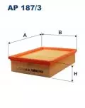 Filtr powietrza: Filtr powietrza Filtron AP 187/3