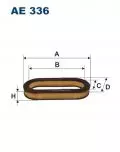  Filtr powietrza: Filtr powietrza Filtron AE 336