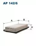  Filtr powietrza: Filtr powietrza Filtron AP 142/6