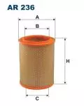  Filtr powietrza: Filtr powietrza Filtron AR 236