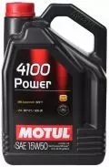 Oleje silnikowe: Olej silnikowy Motul 4100 POWER 15W50 5L