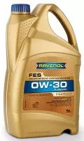 Oleje silnikowe: Olej silnikowy Ravenol FES 0W30 USVO 5L