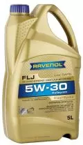 Oleje silnikowe: Olej silnikowy Ravenol FLJ 5W30 CleanSynto 5L
