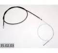 Układ hamulcowy: Linka hamulca ręcznego przód Linex 35.02.03