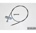 Hamulce postojowe: Linka hamulca ręcznego tył Linex 32.01.83