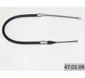  Hamulce postojowe: Linka hamulca ręcznego tył Linex 47.01.04