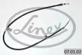 Układ hamulcowy: Linka hamulca ręcznego tył Linex 07.01.02