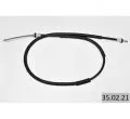 Hamulce postojowe: Linka hamulca ręcznego tył Linex 35.02.21