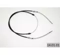 Układ hamulcowy: Linka hamulca ręcznego tył Linex 14.01.01