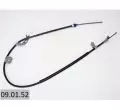 Układ hamulcowy: Linka hamulca ręcznego tył Linex 09.01.52