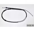  Linki hamulca ręcznego: Linka hamulca ręcznego tył Linex 14.02.35