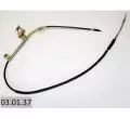 Układ hamulcowy: Linka hamulca ręcznego tył Linex 03.01.37