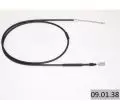 Układ hamulcowy: Linka hamulca ręcznego tył Linex 09.01.38
