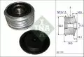 Kolo pasowe alternatora: Koło pasowe alternatora INA 535 0129 10
