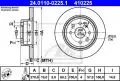  Tarcze hamulcowe: Tarcza hamulcowa tył ATE 24.0110-0225.1