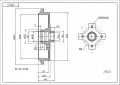 Hamulce bębnowe: Bęben hamulcowy tył Hart 218 232
