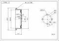 Hamulce bębnowe: Bęben hamulcowy tył Hart 218 234