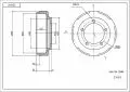 Hamulce bębnowe: Bęben hamulcowy tył Hart 234 641