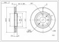 Tarcza hamulcowa przód Hart 4246W1